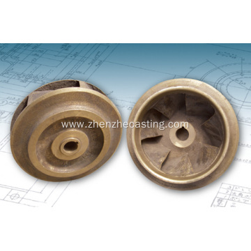 casting bronze pump impeller